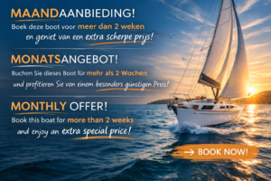 maandaanbieding op zeilboten